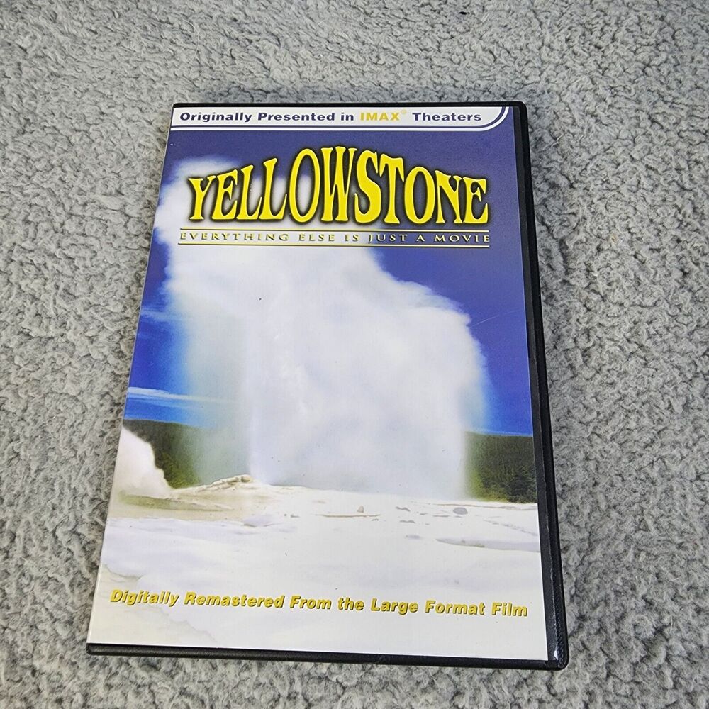 Yellowstone Everything Else Is Just A Movie DVD 2001 Originally Imax Movie